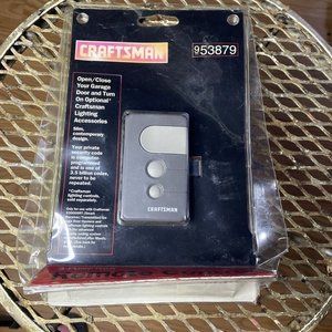 Craftsman 3 Function Garage Door Remote Control w/ Visor Clip #953879 Damaged